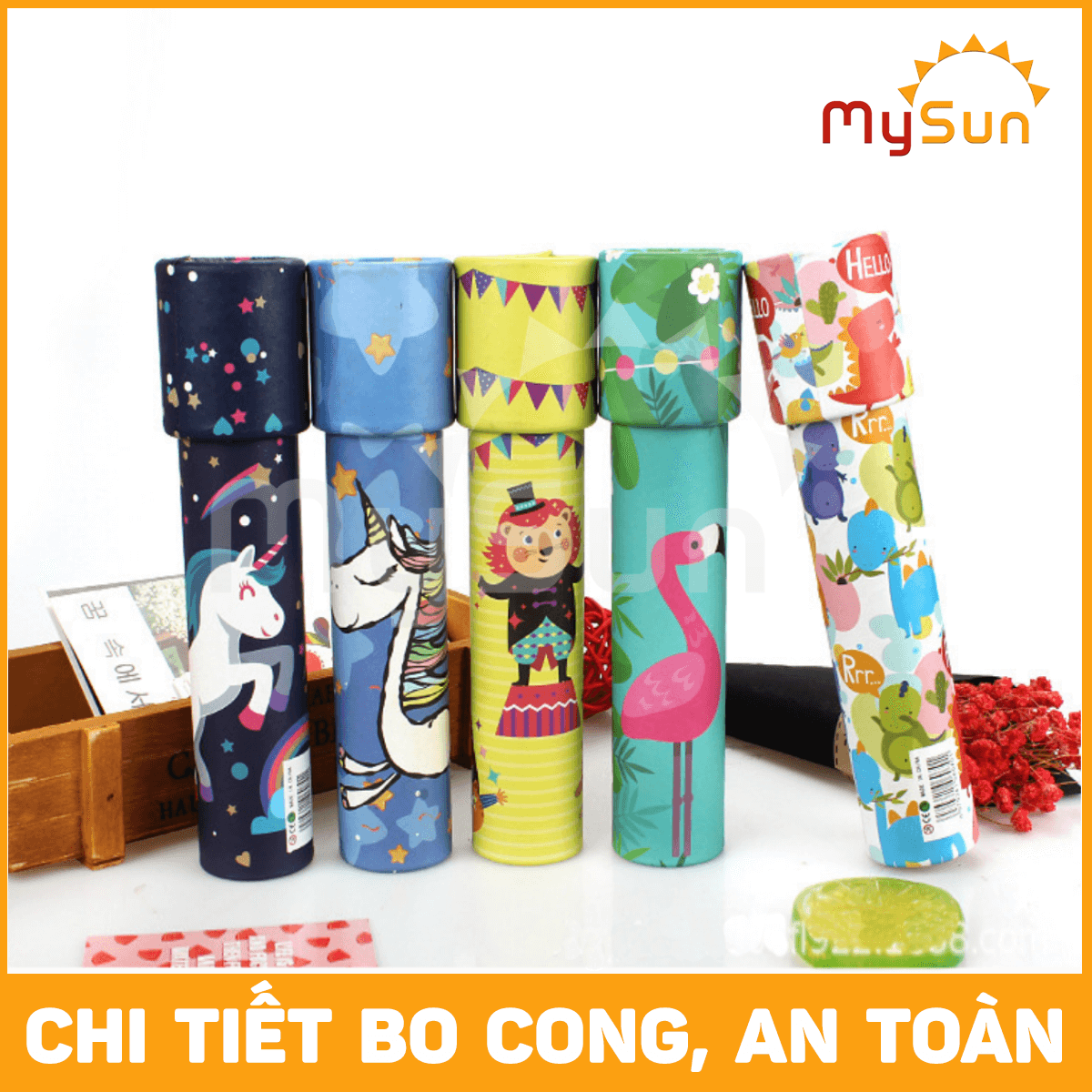 Ống nhòm kính vạn hoa đồ chơi trẻ em phát triển trí tuệ thông minh cho bé – MySun