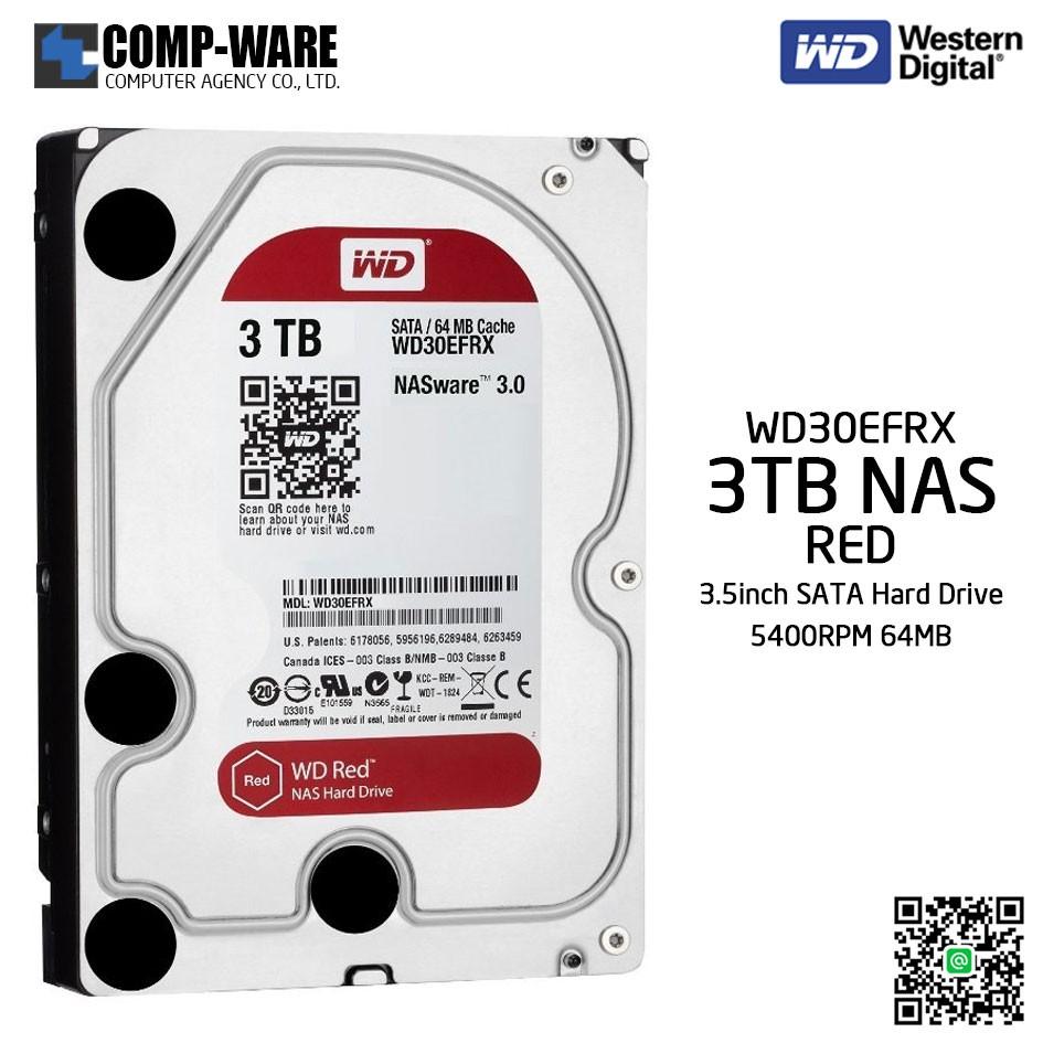 Ổ cứng 3TB Red 256M Cache, 5400 RPM
