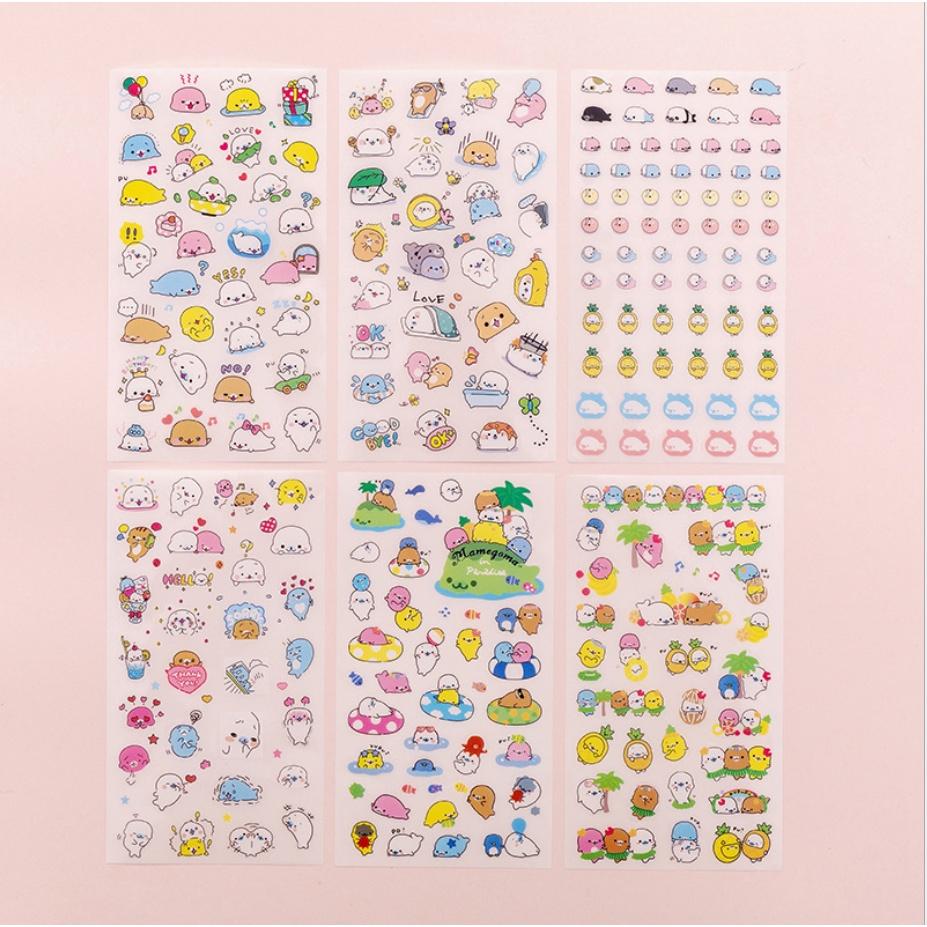 Sticker dán nhiều họa tiết hình ảnh dễ thương