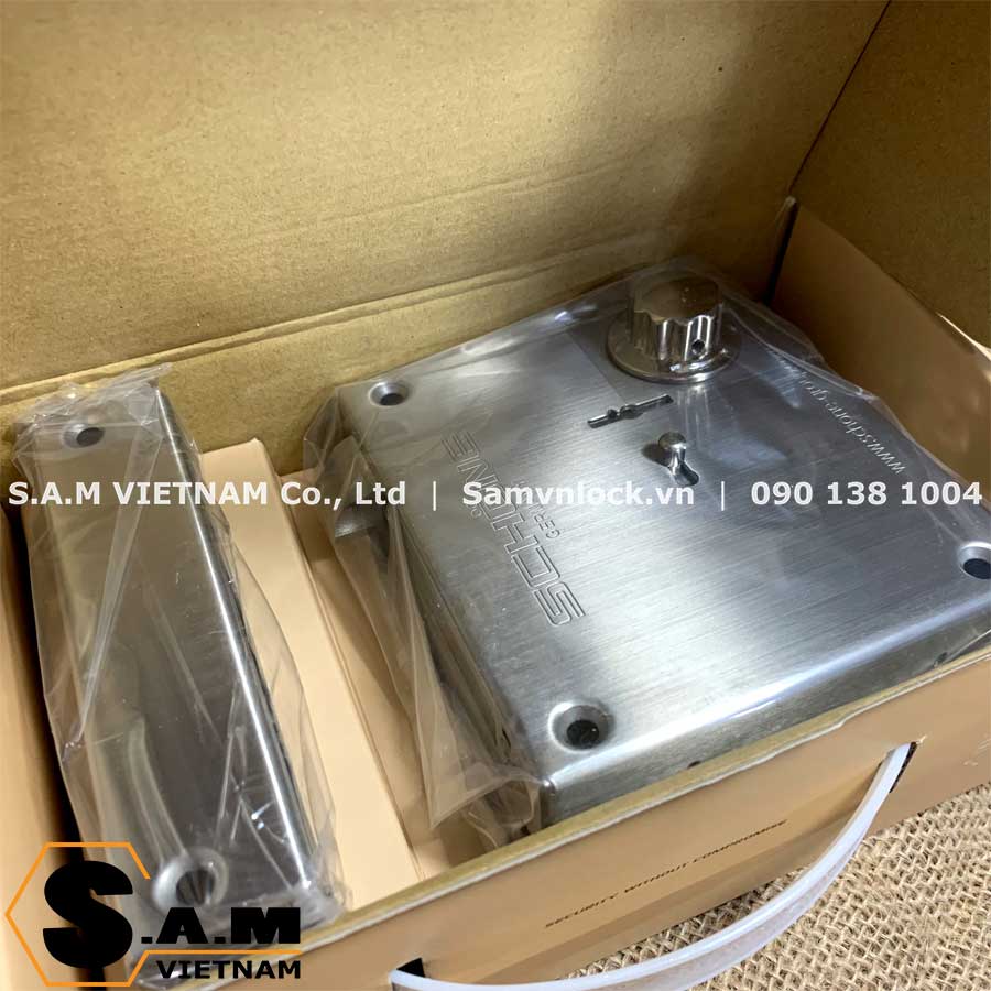 Khoá cửa cổng Đài Loan SC-2168 chốt lớn INOX 304