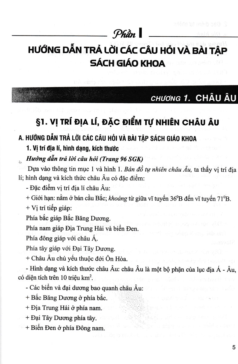 HƯỚNG DẪN TRẢ LỜI CÂU HỎI VÀ BÀI TẬP ĐỊA LÍ LỚP 7 (BÁM SÁT SGK KẾT NỐI TRI THỨC VỚI CUỘC SỐNG) - HA