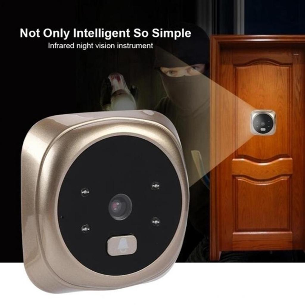 2.4inch 720P Screen Home Wireless Video Doorbell w/  Peephole