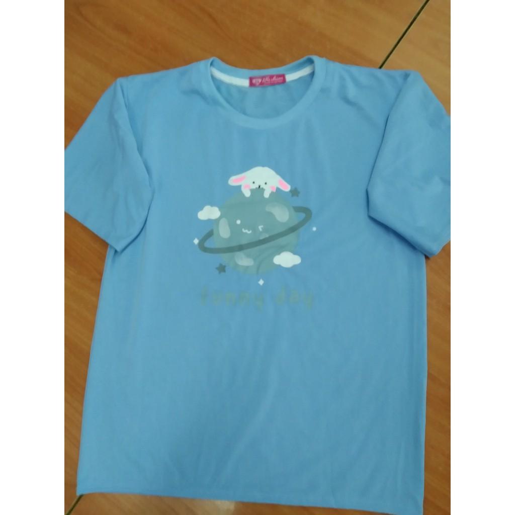 Aó thun tay lỡ Unisex  Freesize từ 40-70kg