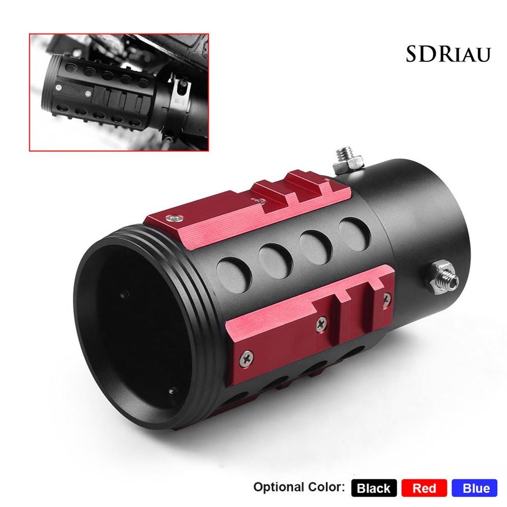 SDriy_Exhaust Tail Pipe Heat-resistant Anti-corrosion Aluminum Alloy Car Modification Tail Muffler Tip for Car
