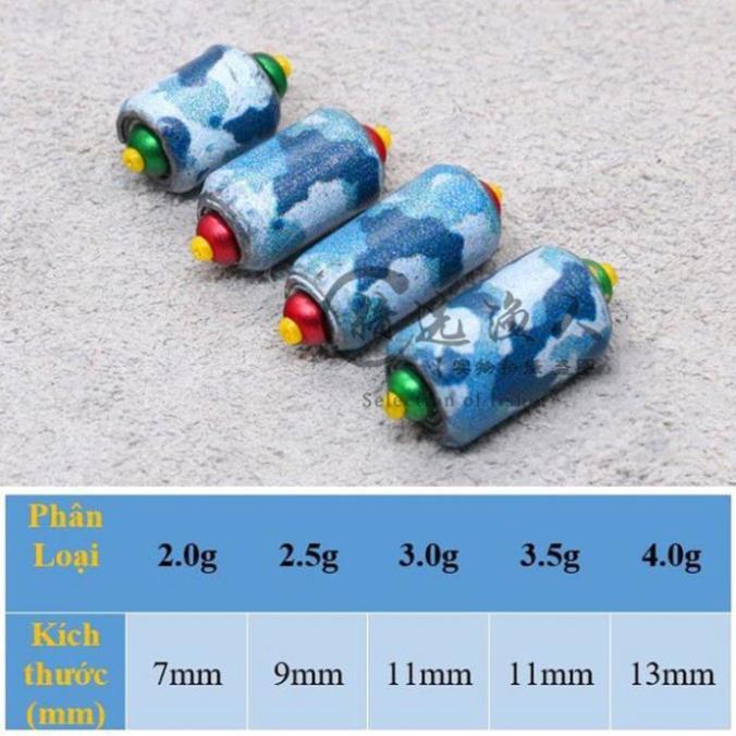 Chì Câu Đài Tàng Hình Lõi Kép- Chì Lá Cuốn Sẵn Cao Cấp PK8 đồ câu FISHING_HD