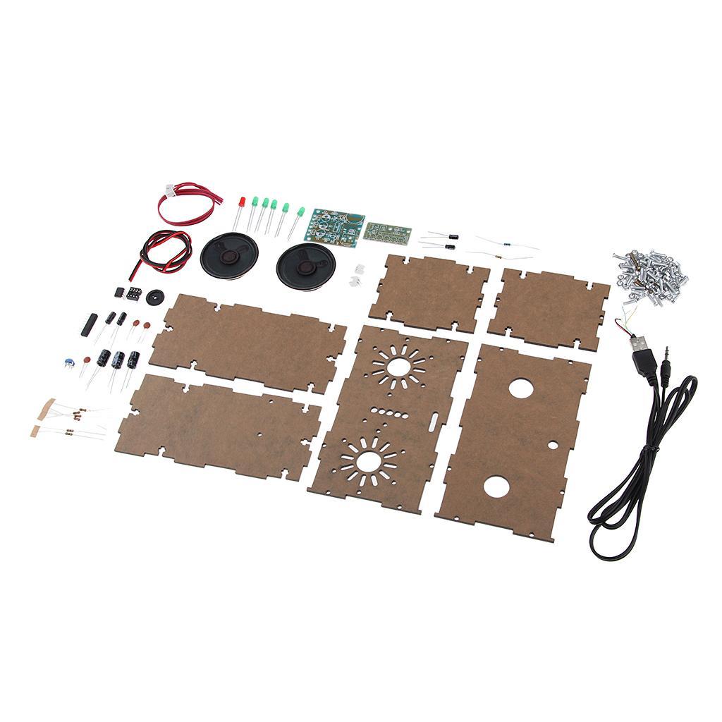 DA2822M Power Amplifier Kit KA2284 Level Indicator Module BTL Audio Speaker