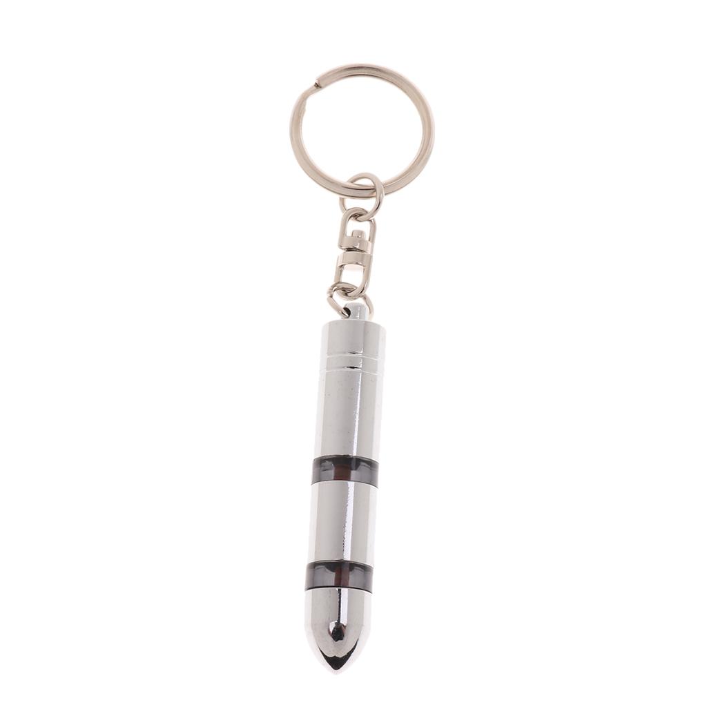 Car Mini Anti Static Electricity Remover Key Chain Keyring Black