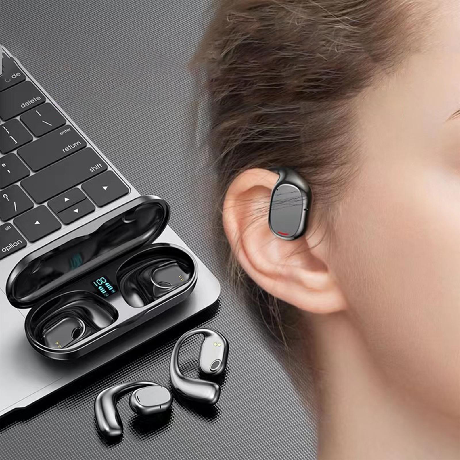 Over Ear Earphones V5.3 Handsfree Calling Noise Reduction for Driving Sports