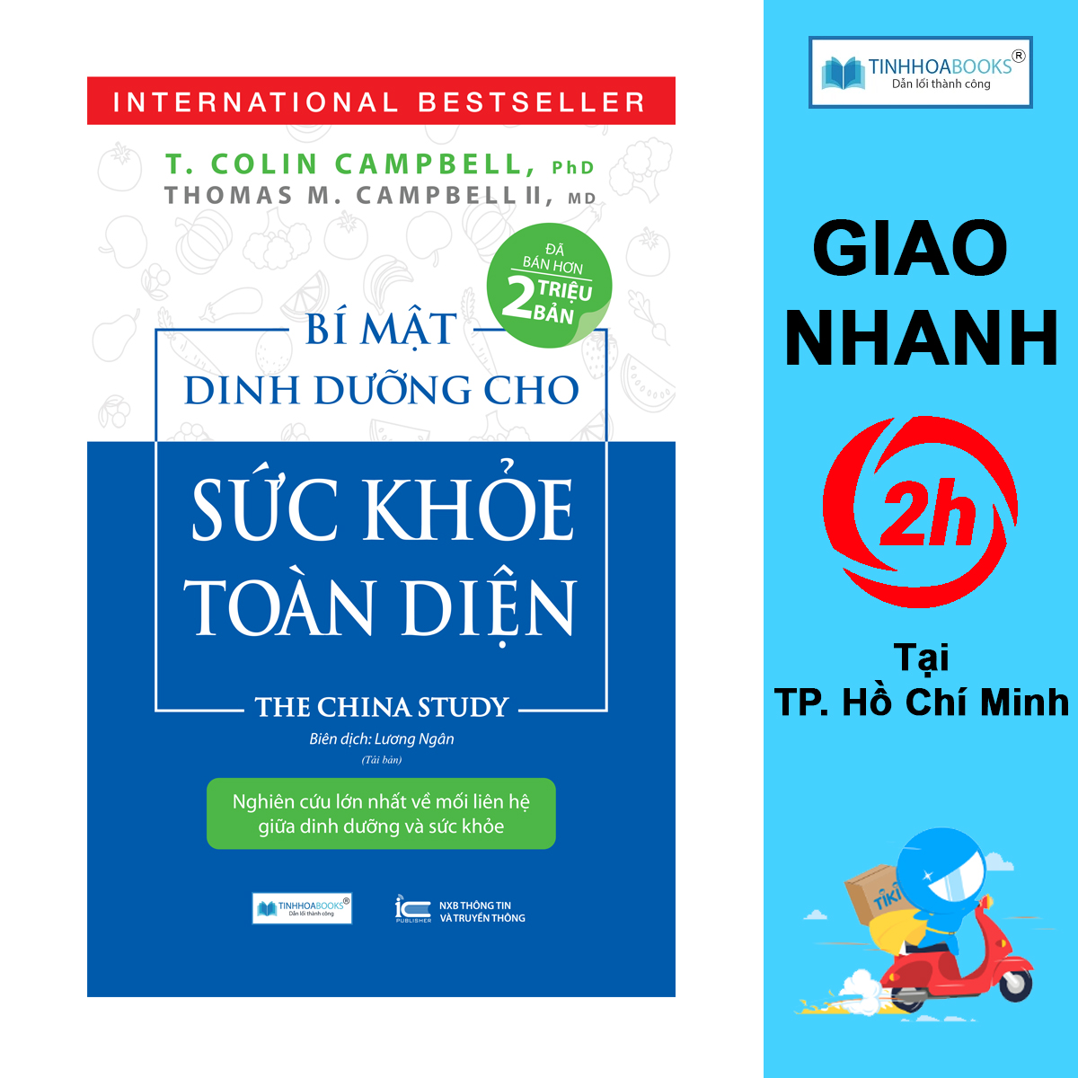 Bí Mật Dinh Dưỡng Cho Sức Khỏe Toàn Diện - The China Study ( Tái Bản Lần Thứ 2 )