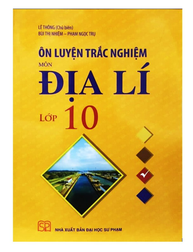 Sách - Ôn luyện trắc nghiệm môn Địa lí lớp 10