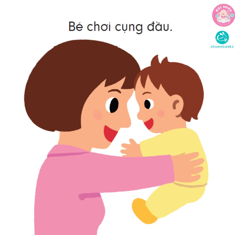 Sách Ehon tương tác đầu đời - Em bé xin chào - Dành cho bé từ 0-3 tuổi