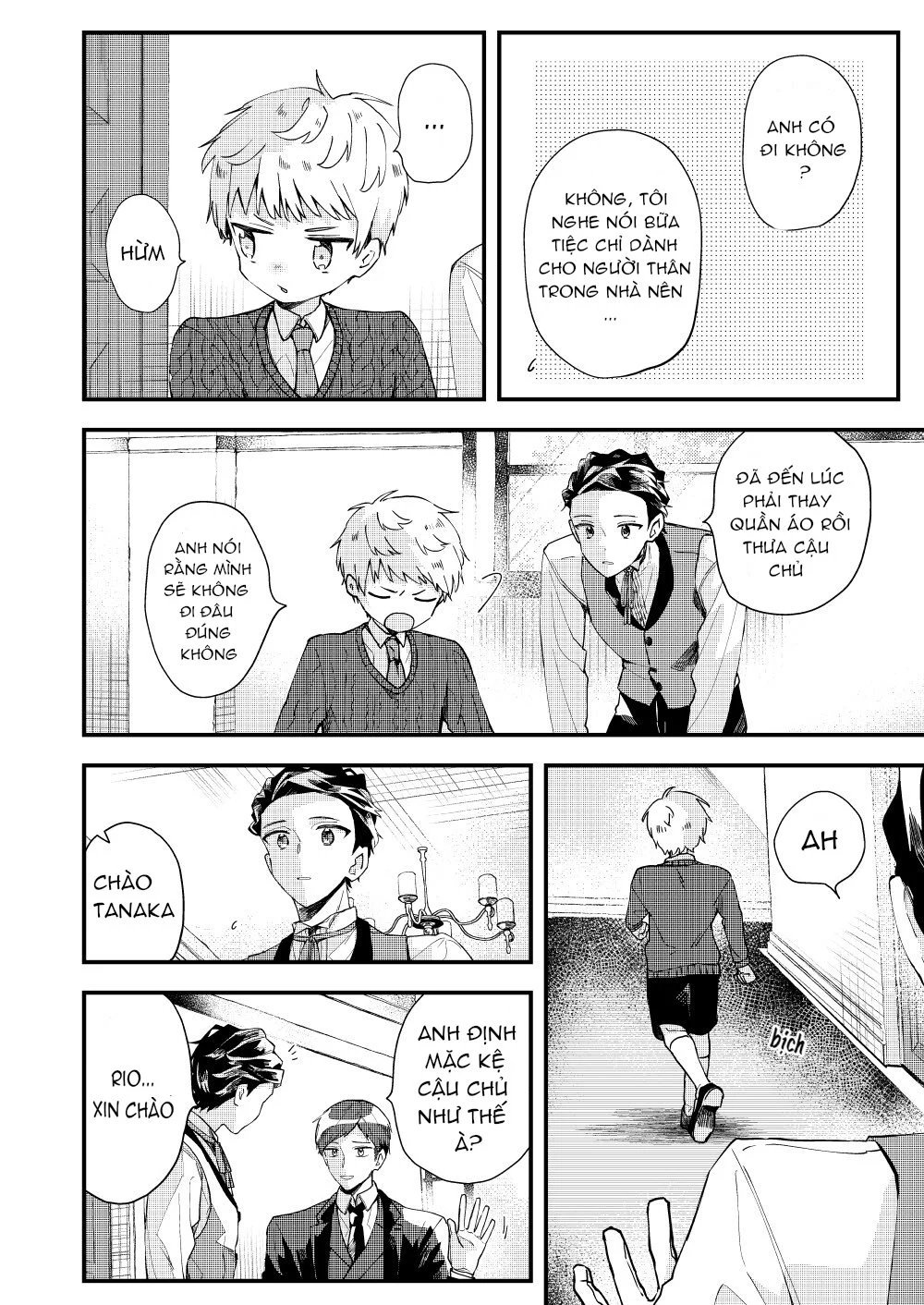nhóc tóc vàng và chàng quản gia người nhật chapter 2.1 4