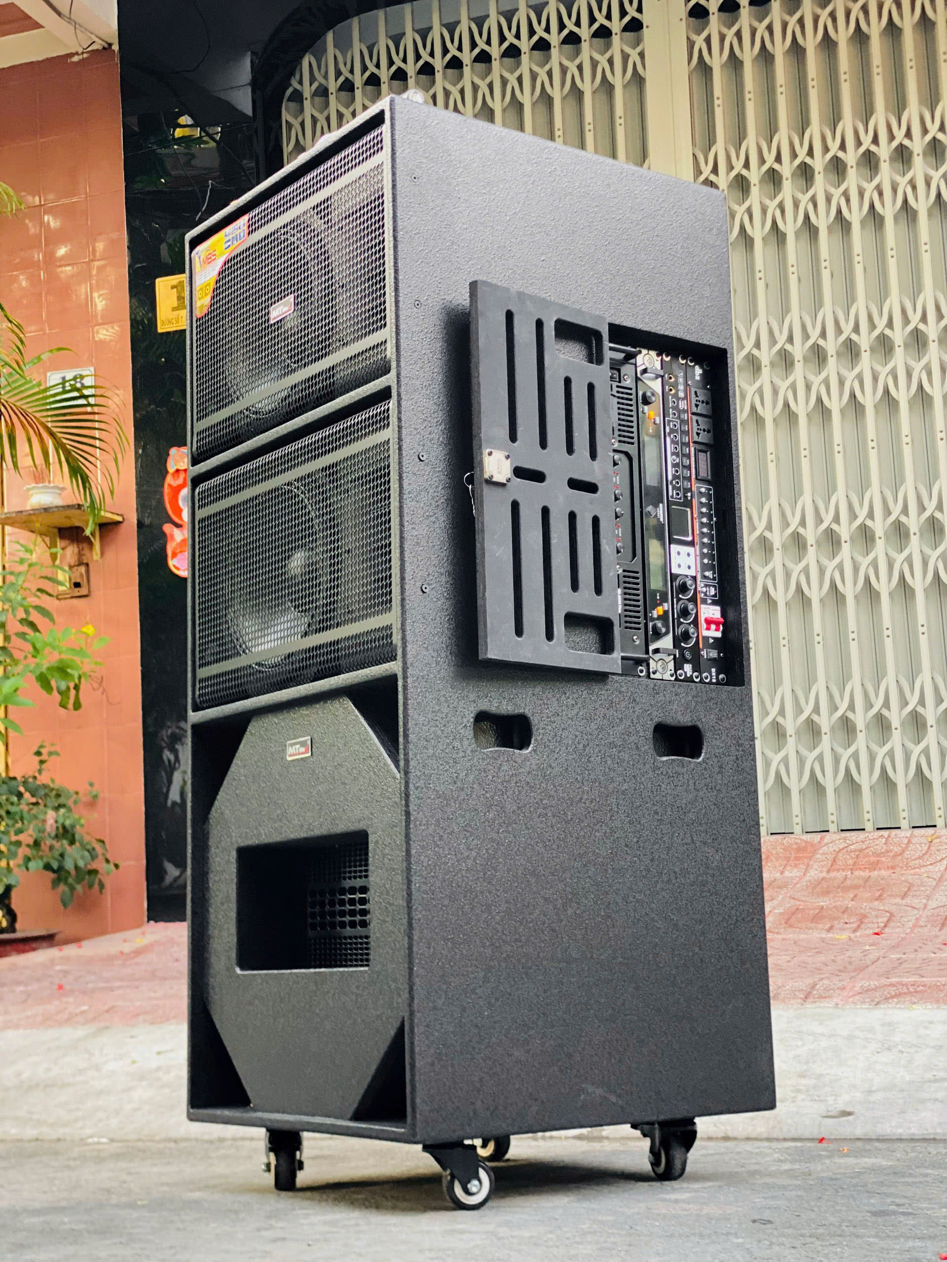 Loa Kéo Điện MTMAX 007 – 3 Bass Khủng + Loa Array Cao Cấp Công Suất 1500W Phục  Vụ Tiệc Ngoài Trời Sân Khấu Hội Nghị 100 - 200 Người Hàng Nhập Khẩu