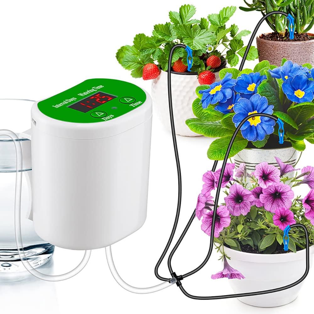Bộ dụng cụ tưới nhỏ giọt tự động, hệ thống tưới tự động cho cây trong nhà, bộ tưới tải DIY DIY, hệ thống tưới nước tự động hệ thống bệnh gút