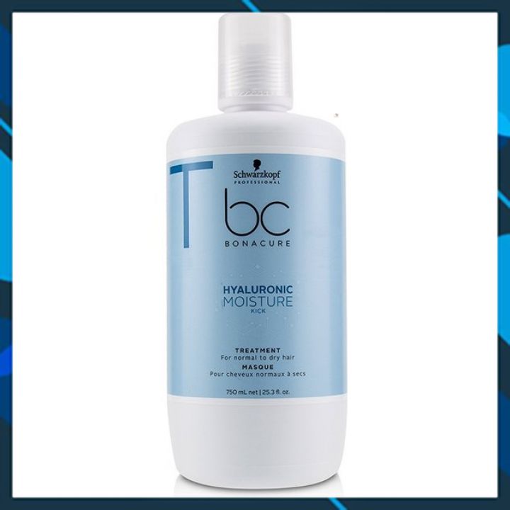 Dầu hấp ủ tóc Schwarzkopf BC Bonacure Hualuron Moisture Kick Micellar Treatment giữ ẩm tóc khô giòn và xoăn Đức 750ml