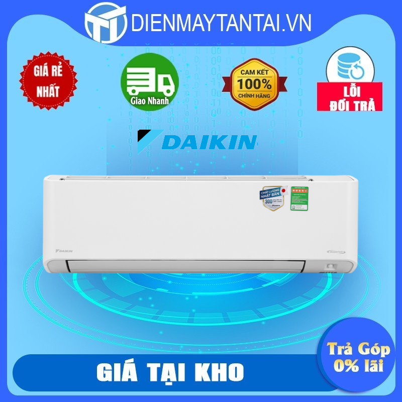 HÀNG CHÍNH HÃNG Máy lạnh Daikin Inverter 1 HP FTKZ25VVMV - GIAO HCM