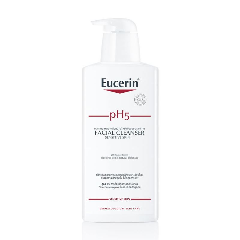 Eucerin Facial Cleanser Ph5 Sensitive Skin – Sữa rửa mặt cân bằng độ ẩm cho da nhạy cảm – 400ml