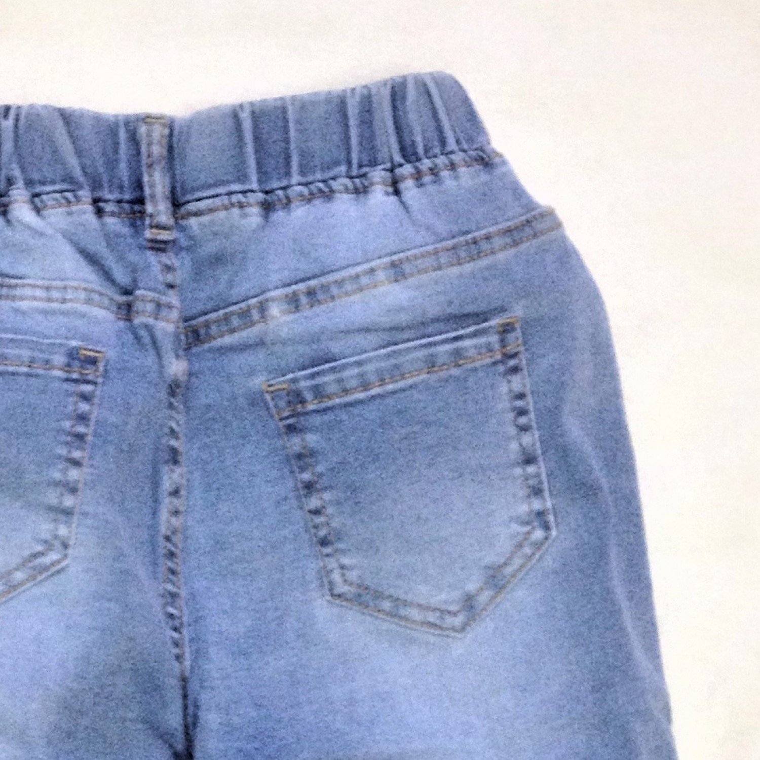 Q00002316 Quần Jean lửng bé trai đẹp, dáng ôm body, co giãn tốt, từ 4-8 tuổi (18-24kg)