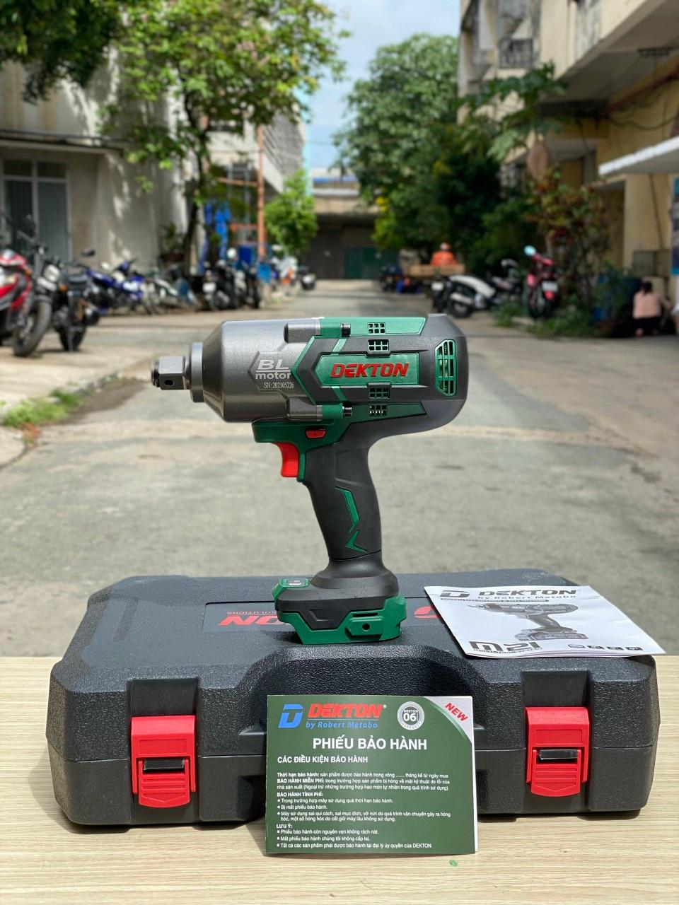MÁY SIẾT BULON 21V ĐẦU 3/4 DEKTON M21-IW1450N - HÀNG CHÍNH HÃNG