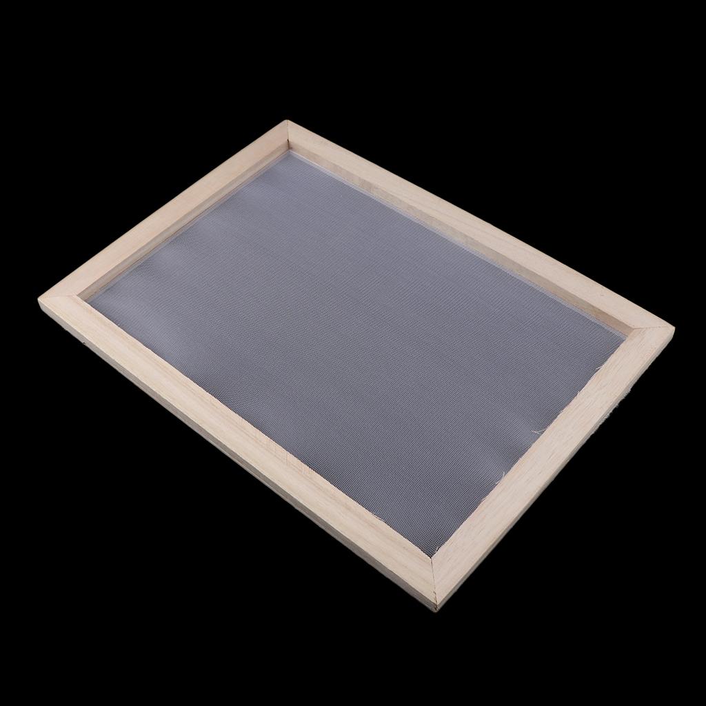 2Pcs Paper Making Frame Screen for Handmade Kids DIY Paper Wood Paper Making