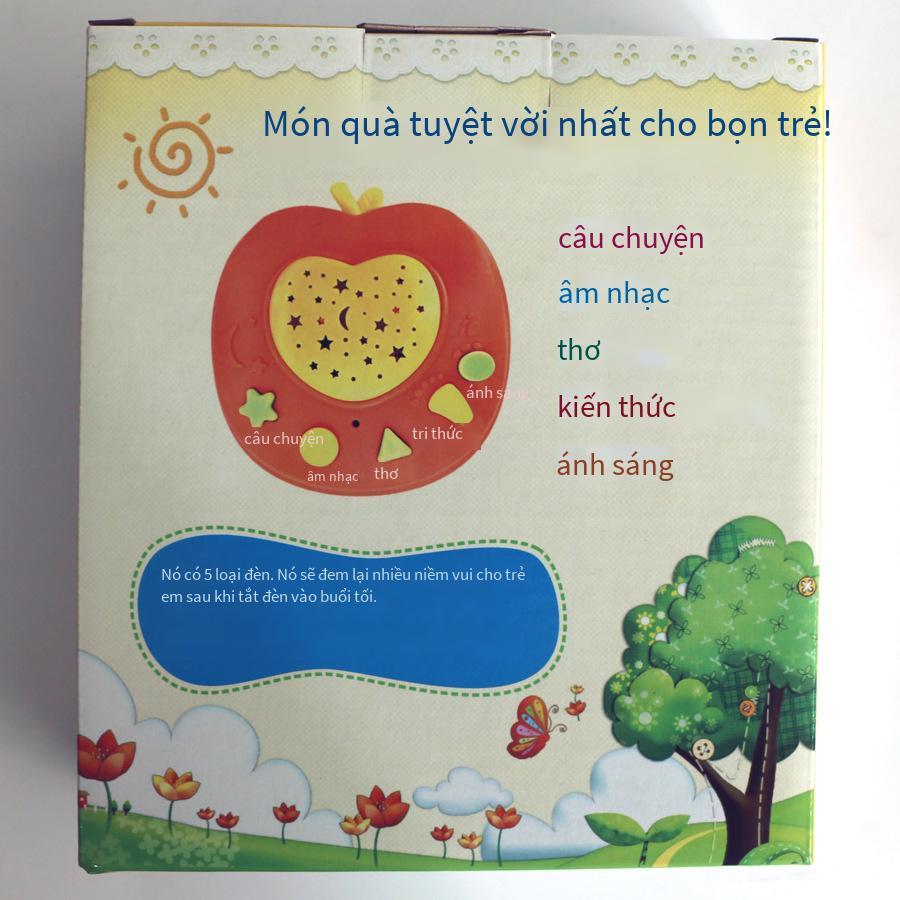 Máy kể chuyện giáo dục sớm cho trẻ kiểu dáng mới nhất English Arwen Máy kể chuyện Apple máy chiếu giáo dục sớm 3 màu hỗn hợp