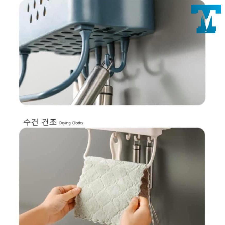 Hộp cắm ống đũa đa năng dán tường siêu chắc
