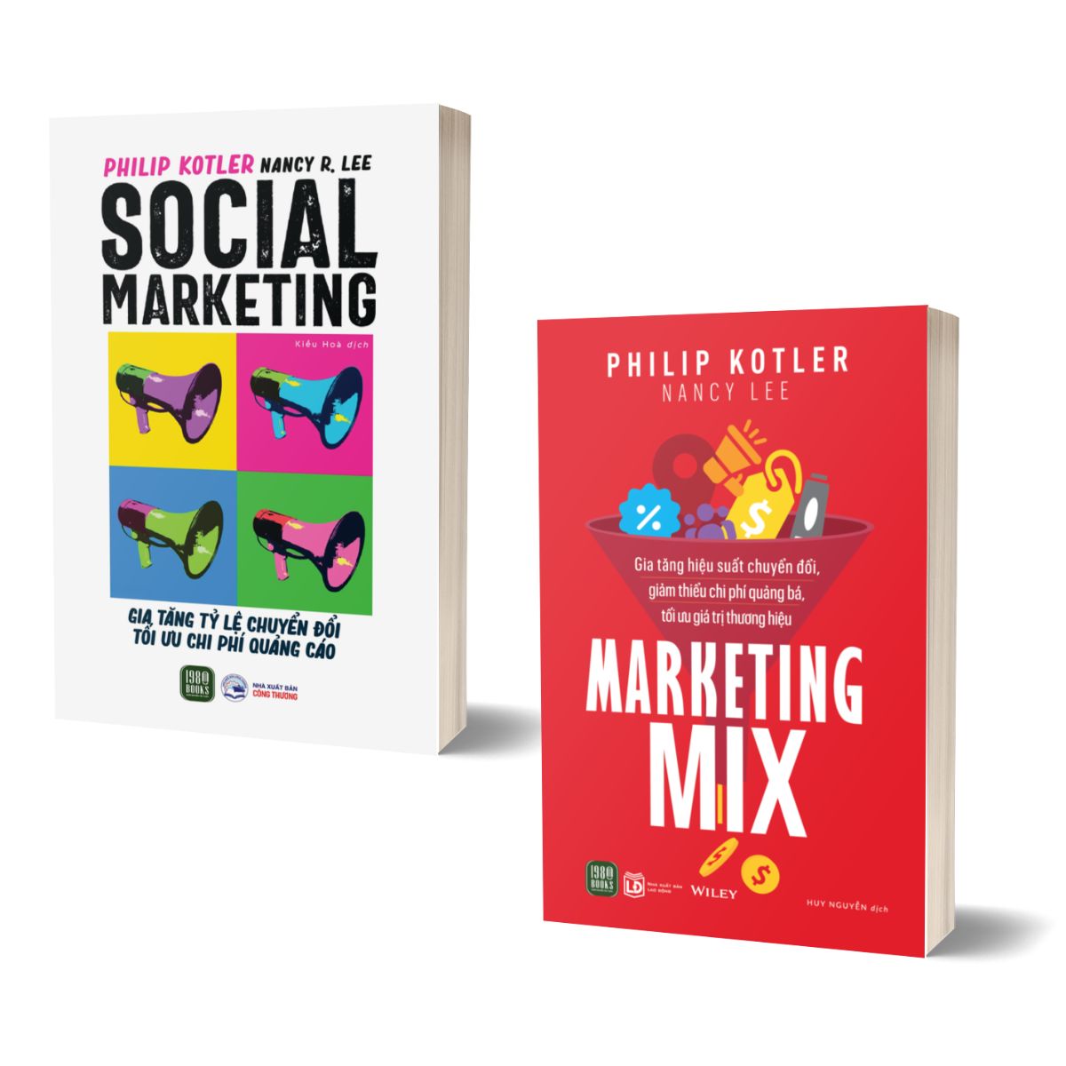 Combo Marketing Mix + Social Marketing (Bộ 2 Quyển)