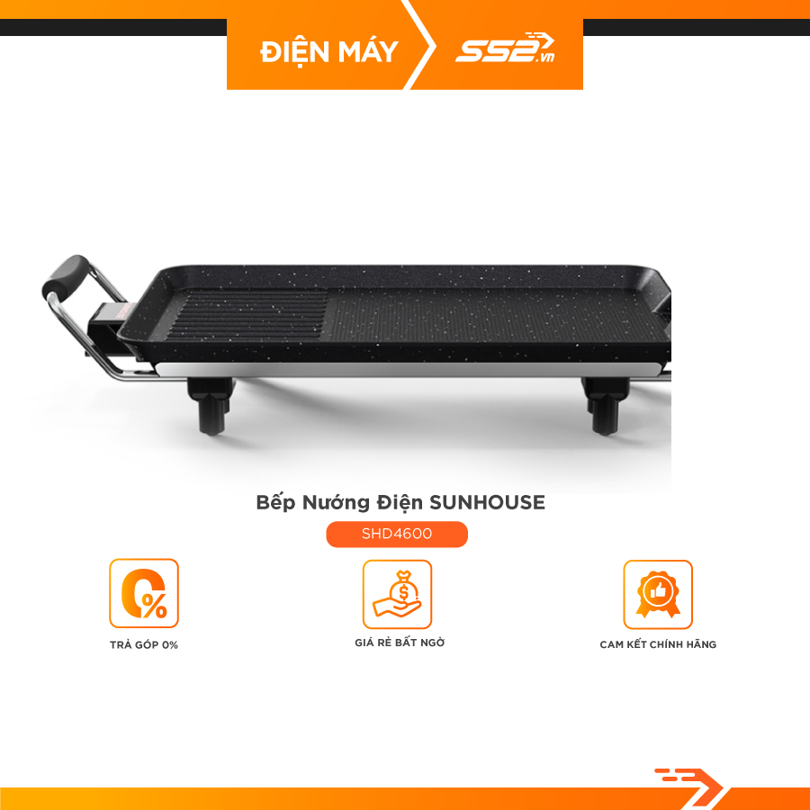 BẾP NƯỚNG ĐIỆN SUNHOUSE SHD4600 - Hàng chính hãng