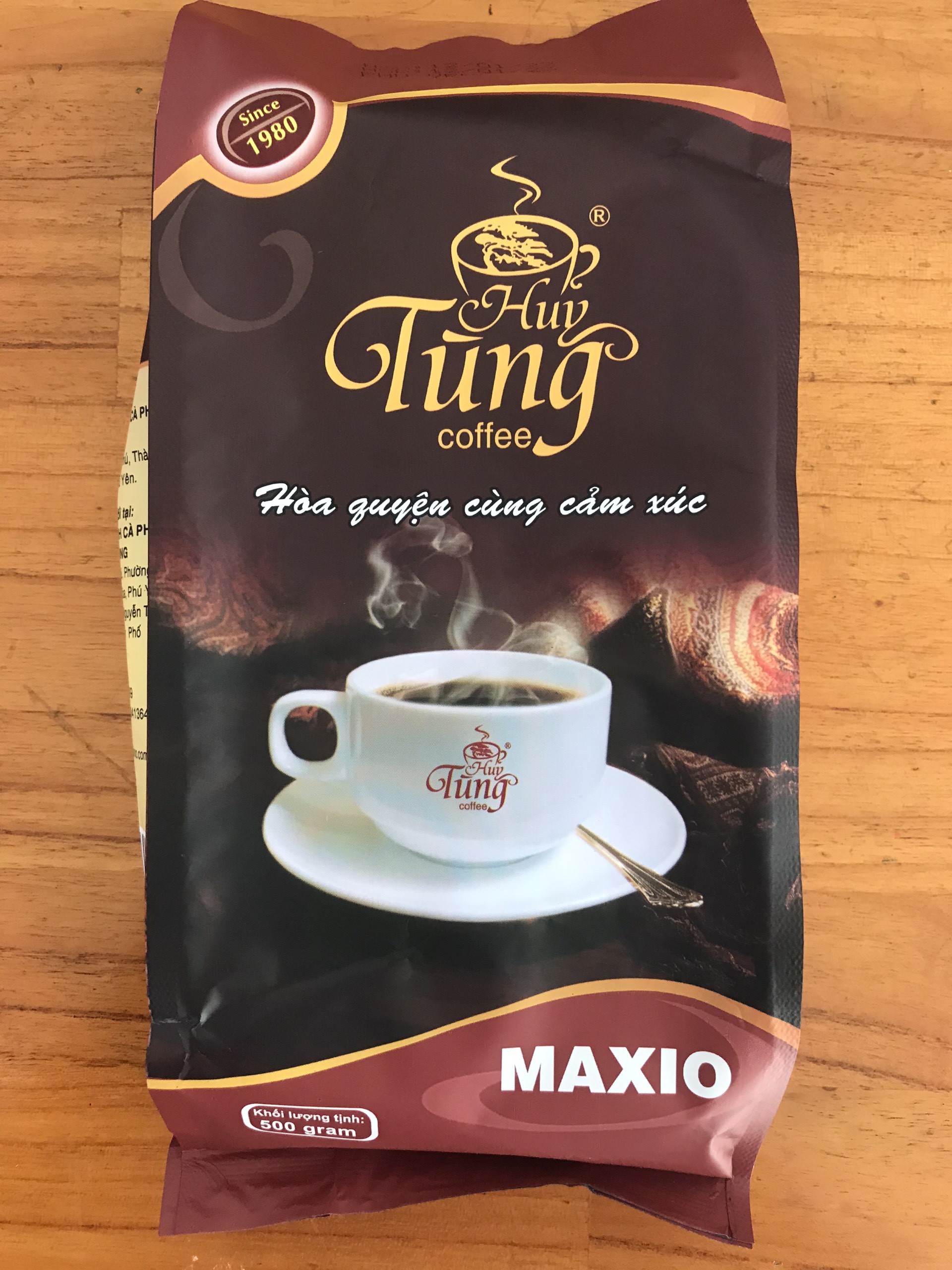 Cà Phê Huy Tùng Maxio Túi 500gr - thơm ngon, đậm đà
