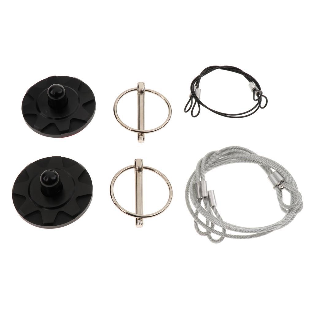 Aluminum Alloy Car Engine Hood Cover Lock Pull Line Bonnet Latch Black/Red/Gray/Gold/Blue/Silver/Purple