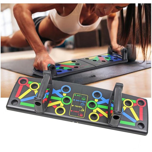Dụng Cụ Hít Đất Đa Năng, Bộ Dụng Cụ Tập Luyện Hít Đất Chống Đẩy Push Up Tập Gym Thể Dục Tại Nhà Có Vạch Hướng Dẫn