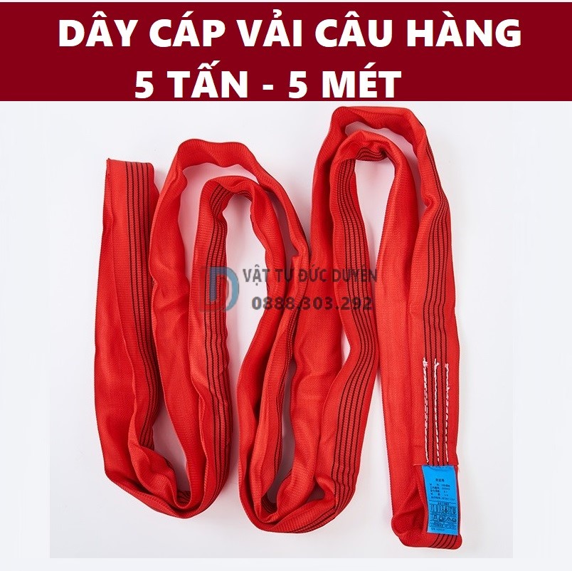 Dây cáp vải cẩu tròn 5 TẤN - 5 MÉT
