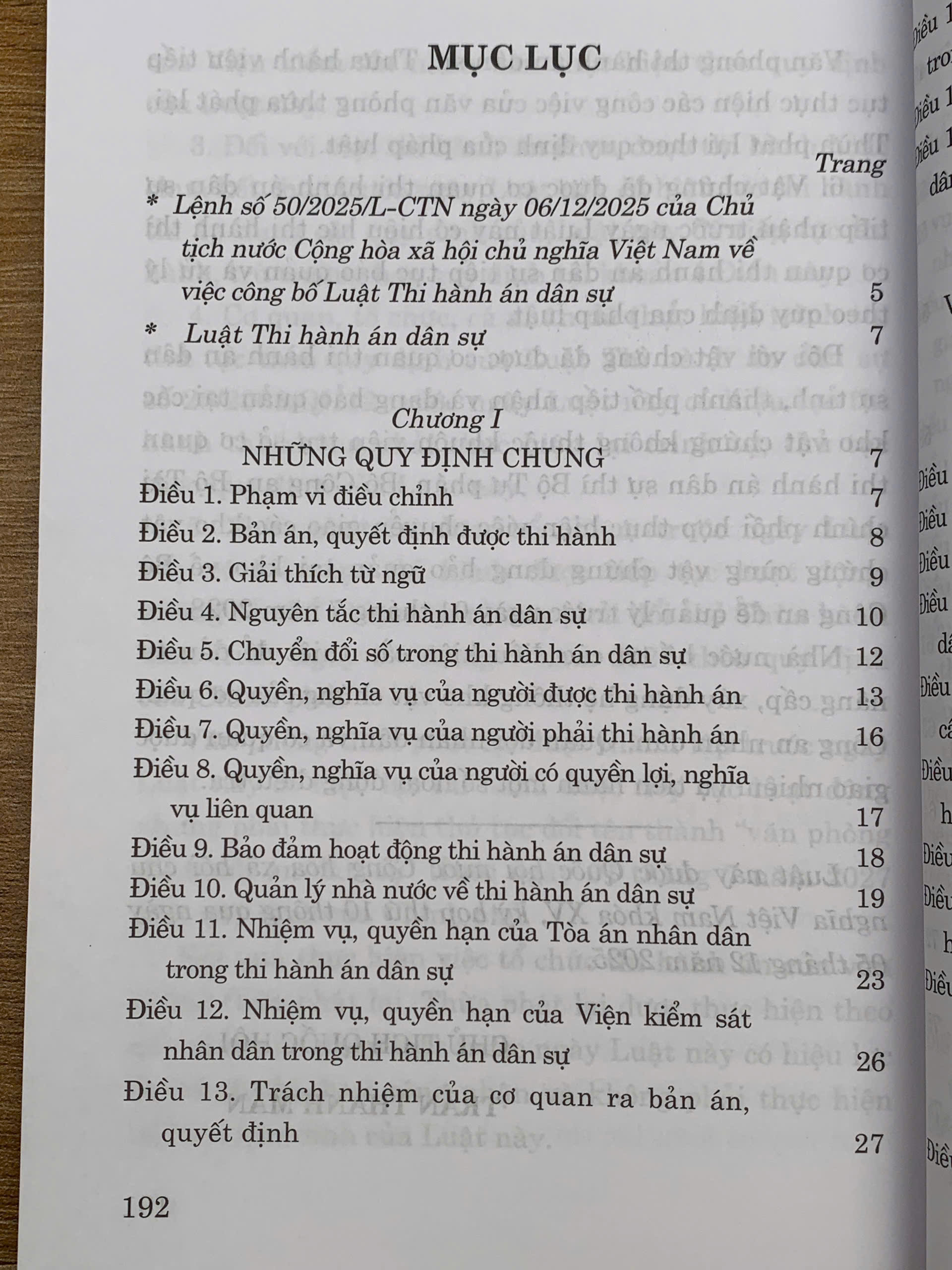 Luật Thi hành án dân sự năm 2025