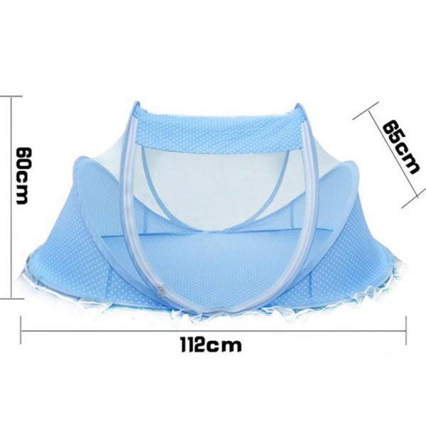 Màn, mùng, nôi chụp cho bé có nhạc