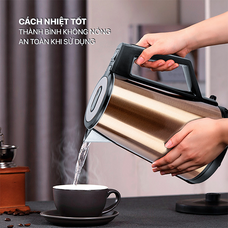 Ấm đun nước siêu tốc Elmich KEE-1779OL 1.7 Lít - Hàng Chính Hãng