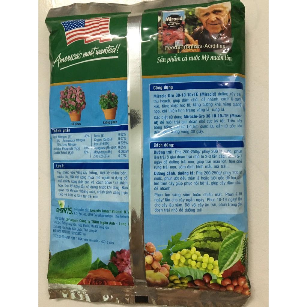 PHÂN BÓN Lá NPK HÀ LAN Miracle-Gro 30-10-10 + TE Gói 500g