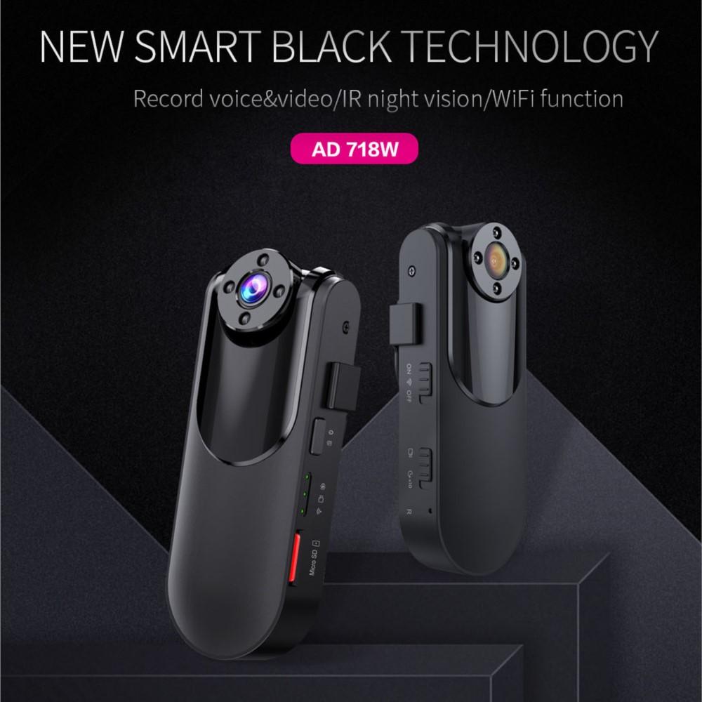 HD 1080P Mini Portable Camera DVR Cameras Digital Camcorders Night Vision Loop Recording Video Recorder Pocket Sport Cam AD718W
