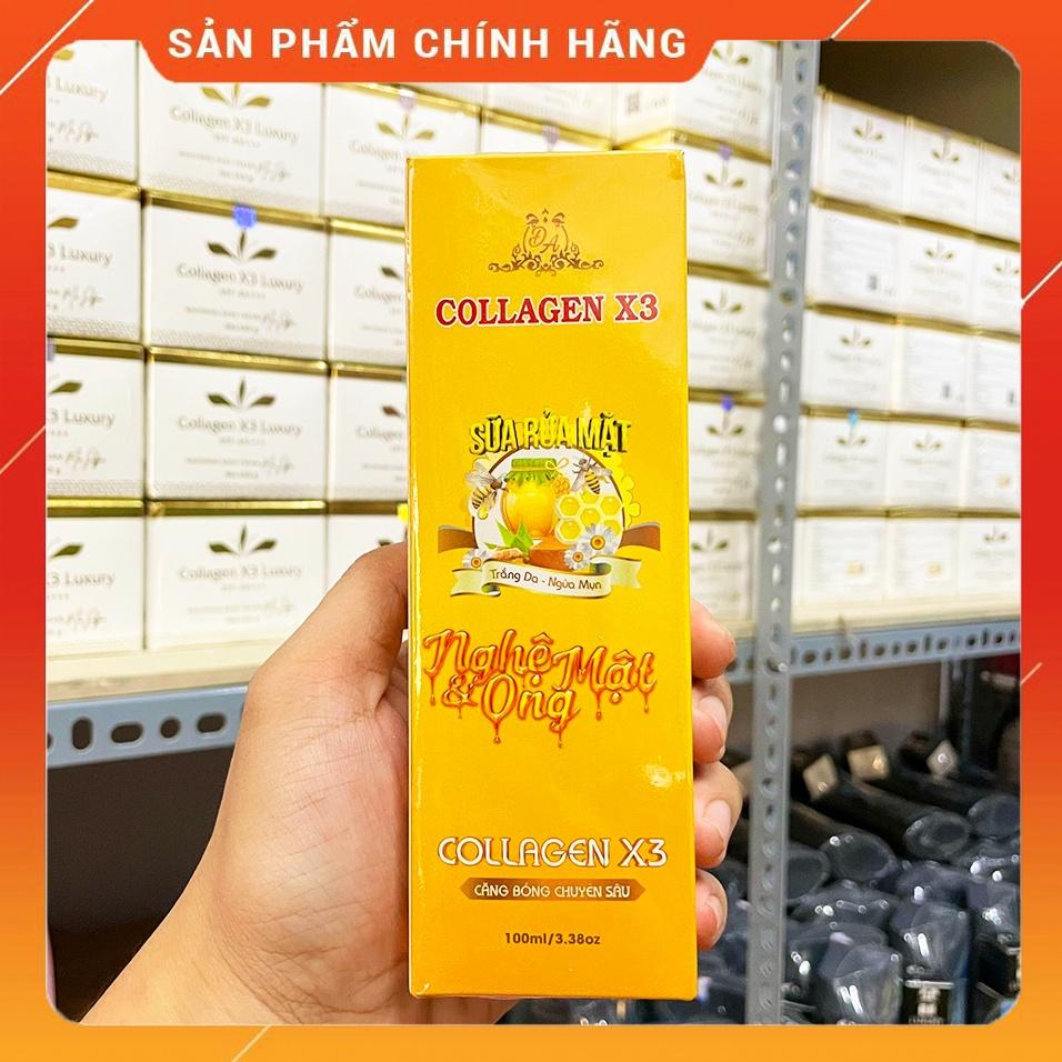 Kem Face Collagen X3 + Sữa Rửa Mặt Colagen X3