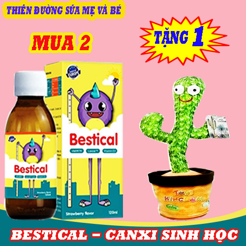 (Tặng quà ) Combo 2 hộp Bestical bổ sung canxi và vitamin d3k2 giúp tăng chiều cao vượt trội cho bé