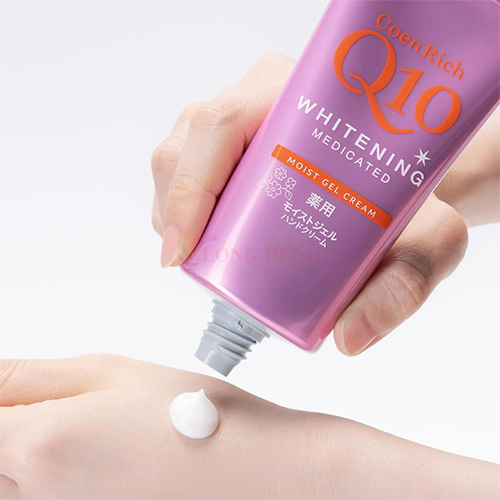 Gel dưỡng trắng da tay CoenRich Q10 Whitening Moist Gel Cream (80g) - Hàng chính hãng