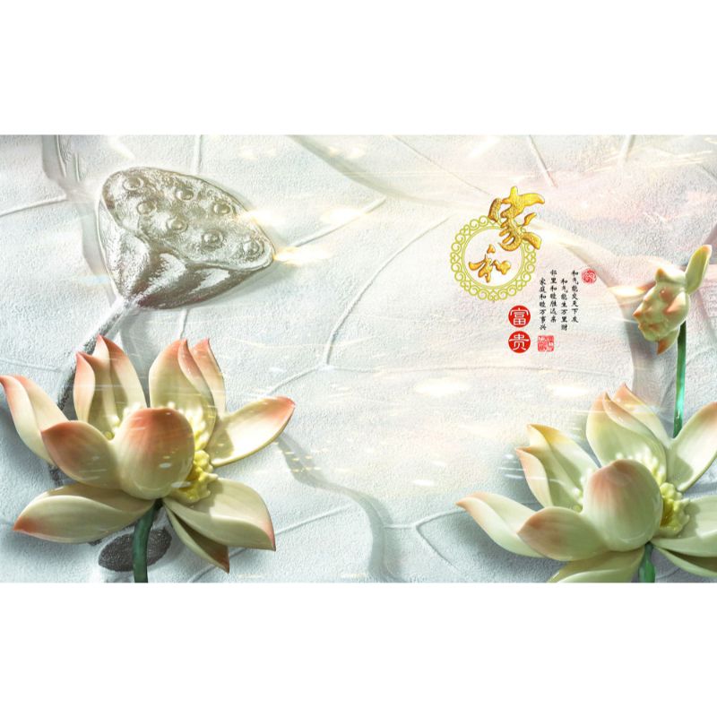 Tranh Dán Tường 3D Cao Cấp BH-150