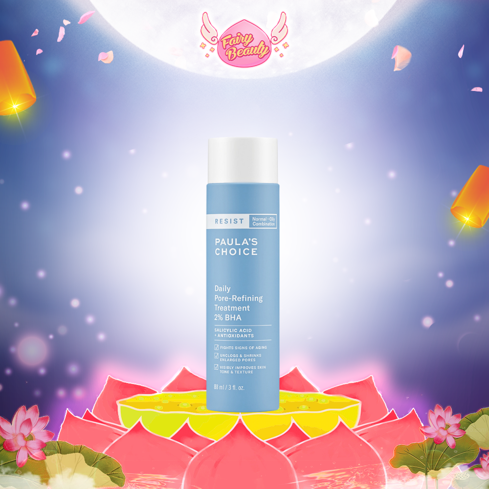 BHA Se Khít Lỗ Chân Lông Cho Da Dầu Lão Hóa Paula's Resist Daily Pore Refining Treatment 2% BHA