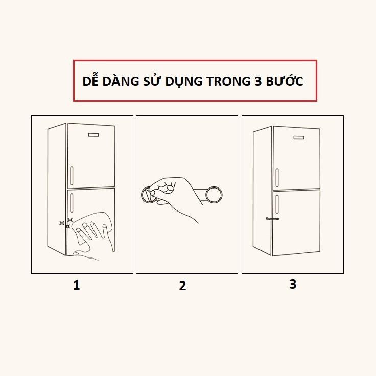Combo 2 Dây Đai Khóa Gài Tủ Lạnh, Khóa Ngăn Kéo, Khóa Tủ Đồ