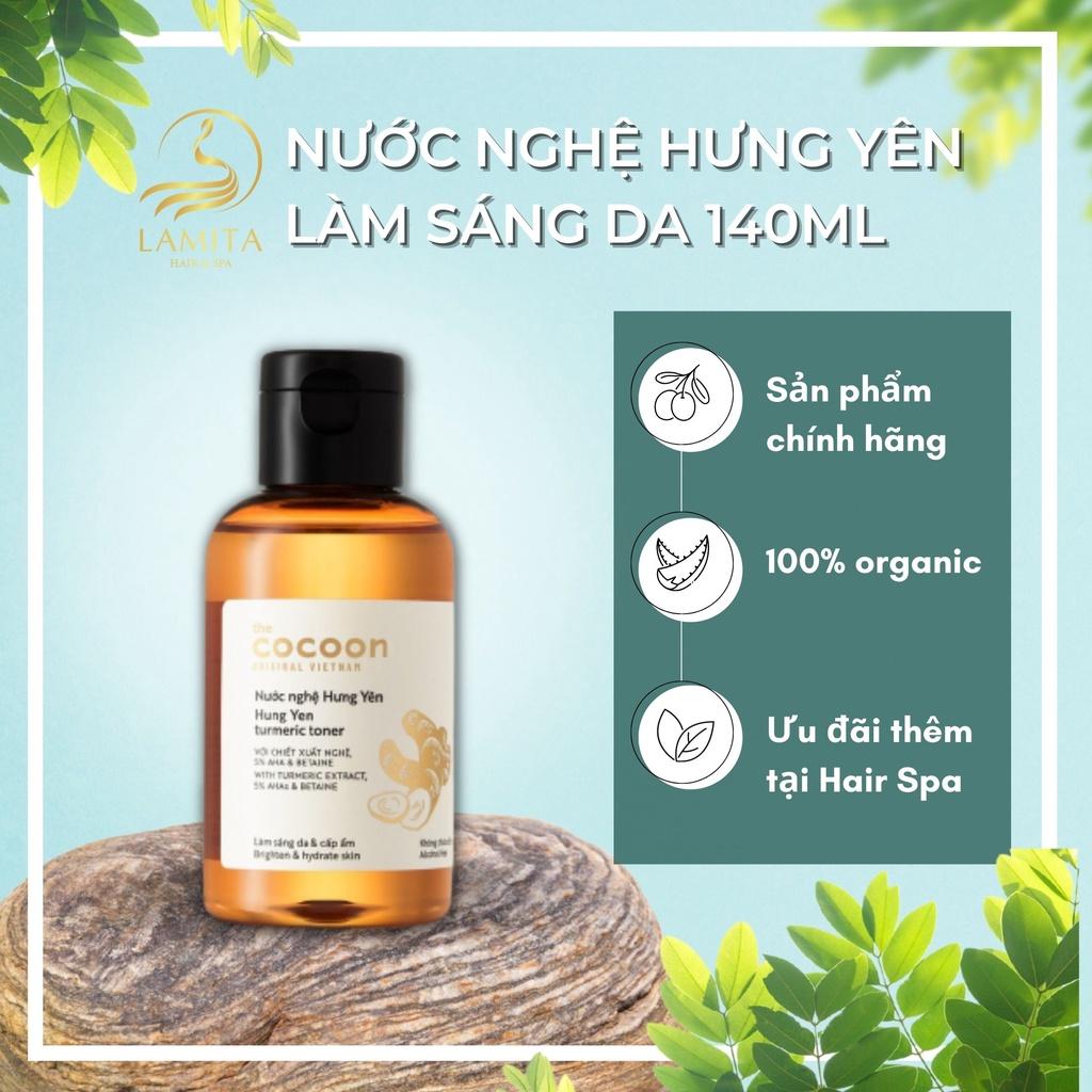 Nước nghệ Hưng Yên Cocoon, nước toner làm sáng da và cấp ẩm 140ml - LS030 - The Cocoon Original Vietnam