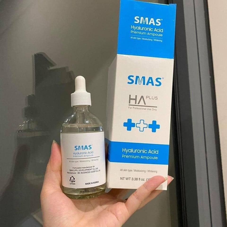 Serum Smas HA Plus Hỗ Trợ Dưỡng Ẩm Sáng Da 100ml