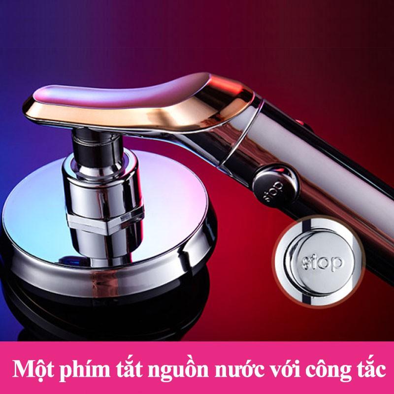 Vòi Sen lọc nước kiêm chế độ tăng áp lực nước thế hệ mới (Bạc)