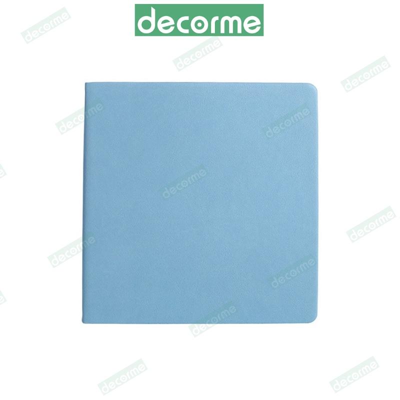 Sổ Tay Vuông Sổ Tay Bullet Journal Ruột Kẻ Ngang Bìa Da Cao Cấp Nhiều Màu Mẫu Decorme