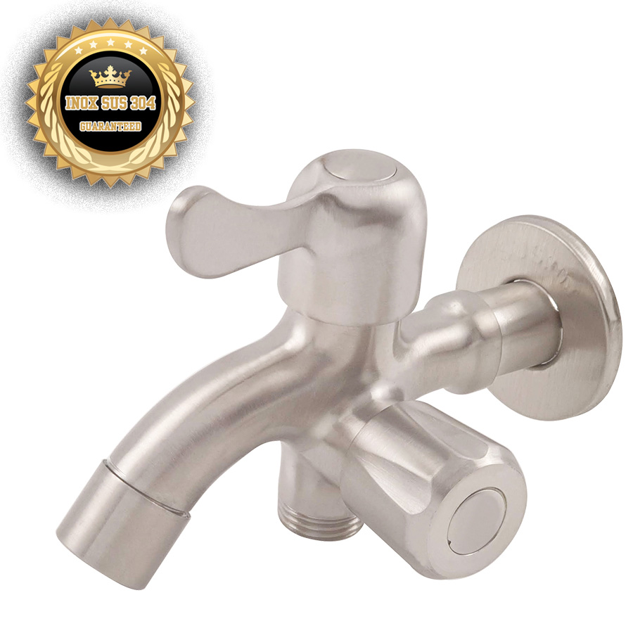 Củ Sen Lạnh Inox Sus 304 Eurolife El - 110 Trắng Vàng