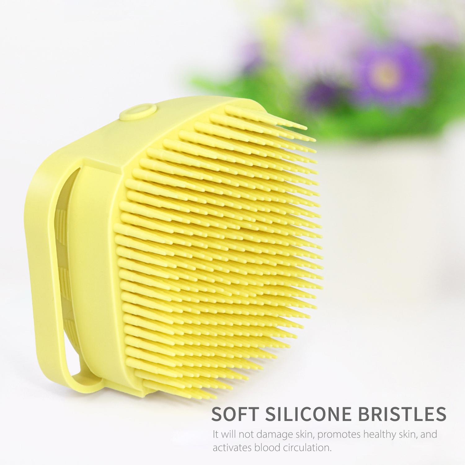 Cọ massage cơ thể tẩy tế bào chết cho cơ thể với Lông mềm silicon