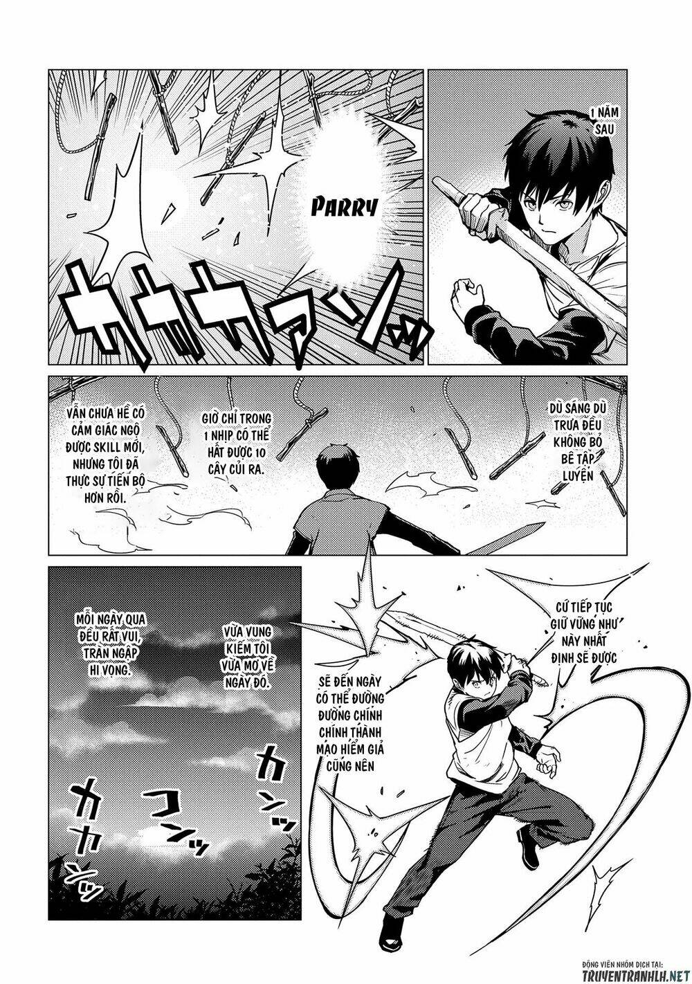 ore wa subete o “parry” suru: gyaku kanchigai no sekai saikyou wa boukensha ni naritai chapter 1 17